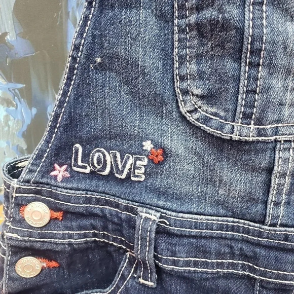 Jordache Red White and Blue Overalls - Picture 8 of 8